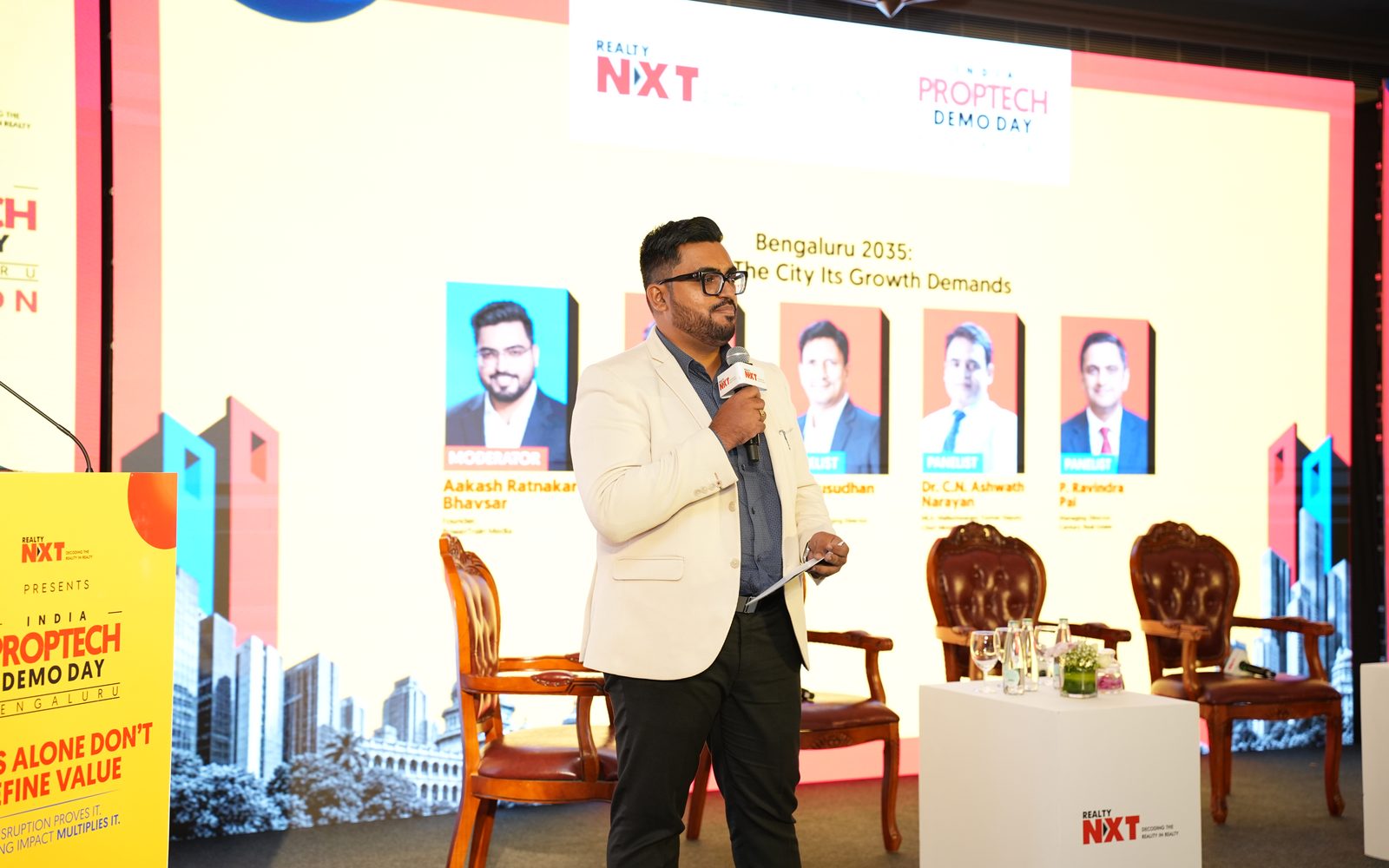 Moderating at India PropTech Demo Day 2026