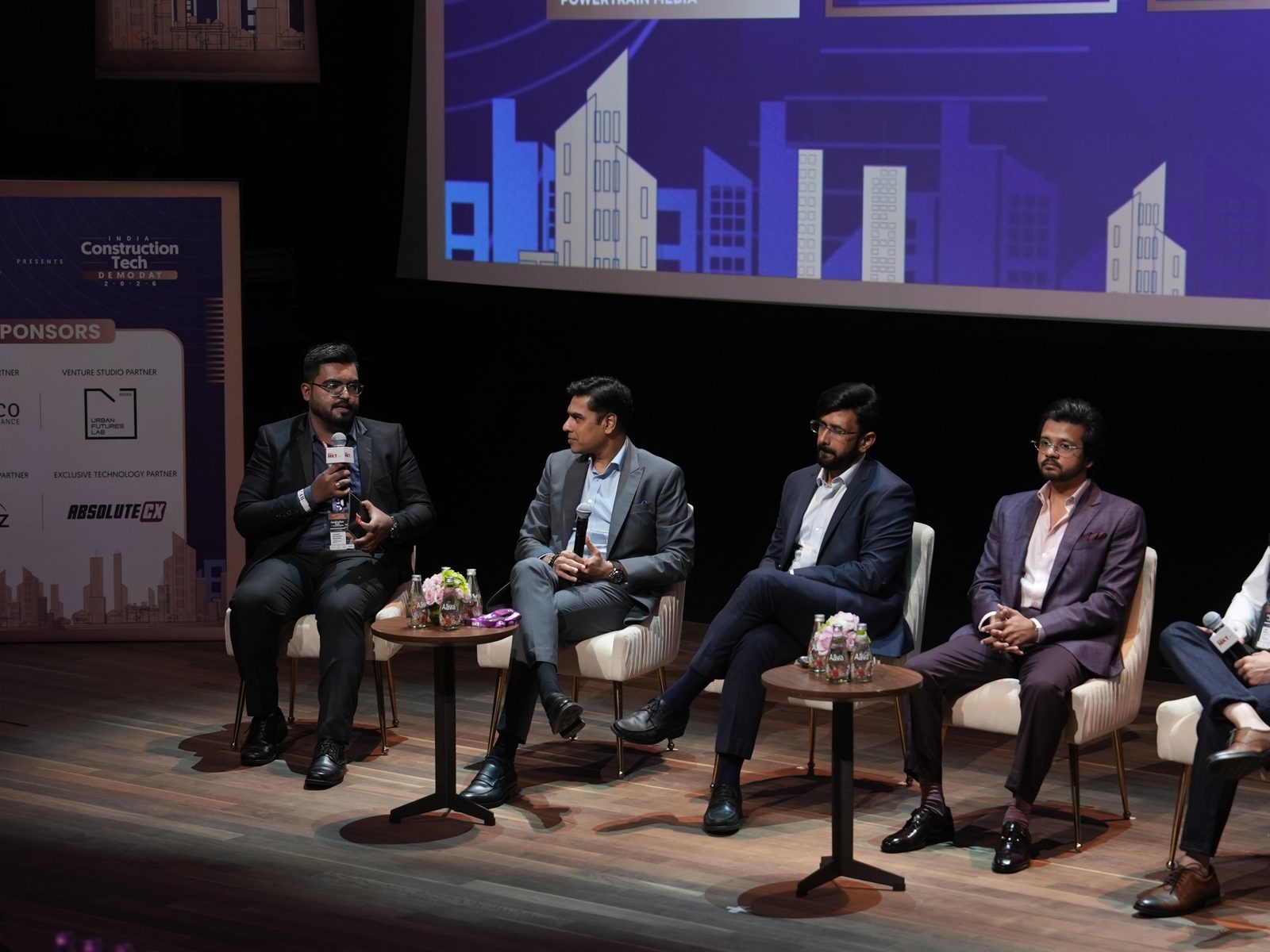 India Construction Tech Demo Day 2026 · RealtyNXT panel